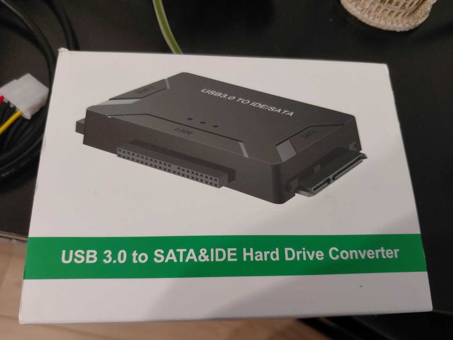 USB IDE или SATA адаптер, универсален USB 3.0 адаптер за твърд диск за SATA HDD/SSD