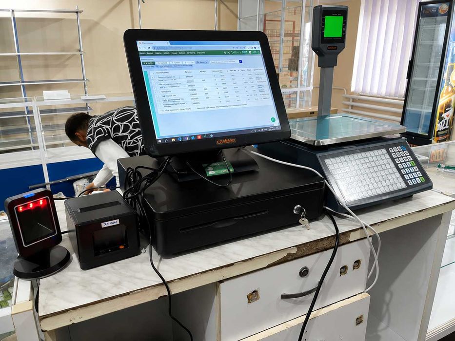 Kassa Tizim POS monoblok POS sistema Kassa Aparat Xprinter Orbit Kassa