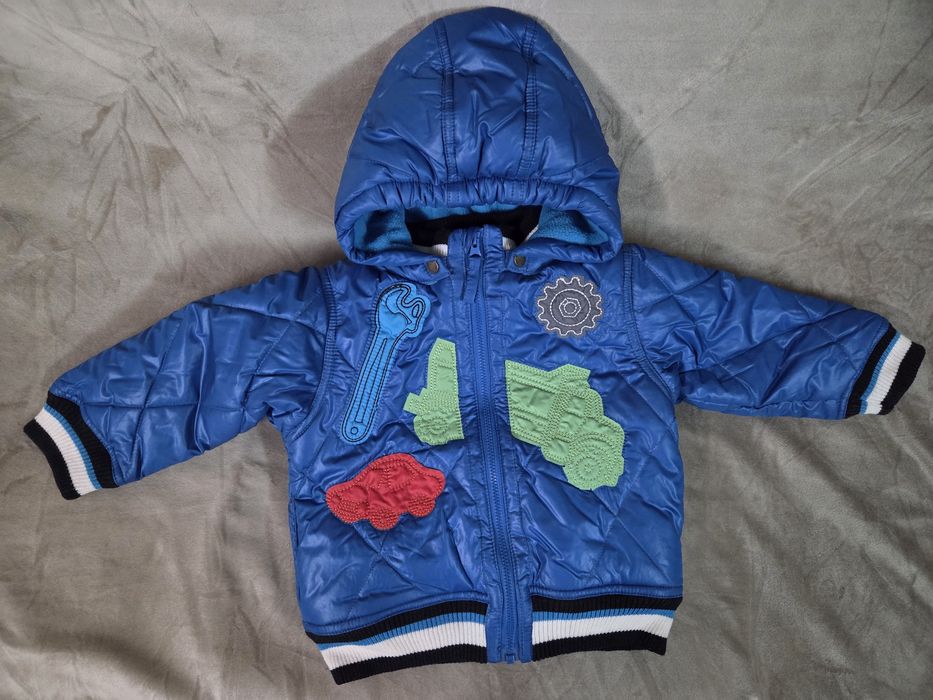 Ново! Разпродажба! Оригинално зимно яке за момченце, р.86