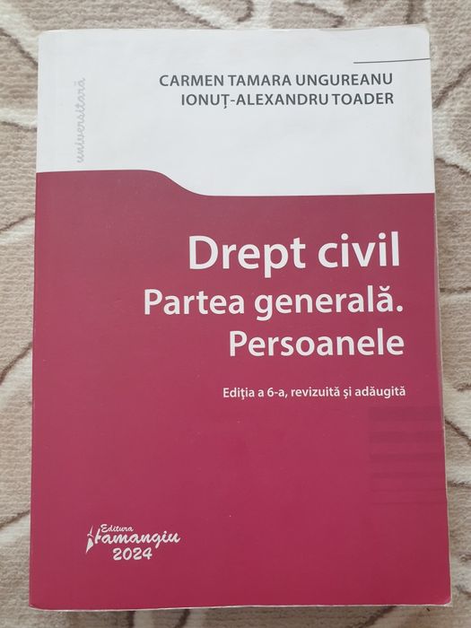 Carte de Drept Civil Alexandru Toader(2024)