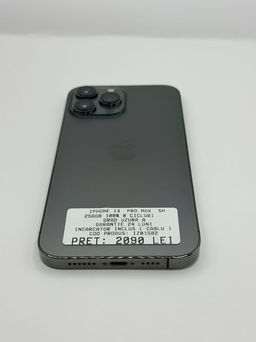 Iphone 13 Pro Max 256GB Negru Garantie Rate BuyBack - zonemag.ro