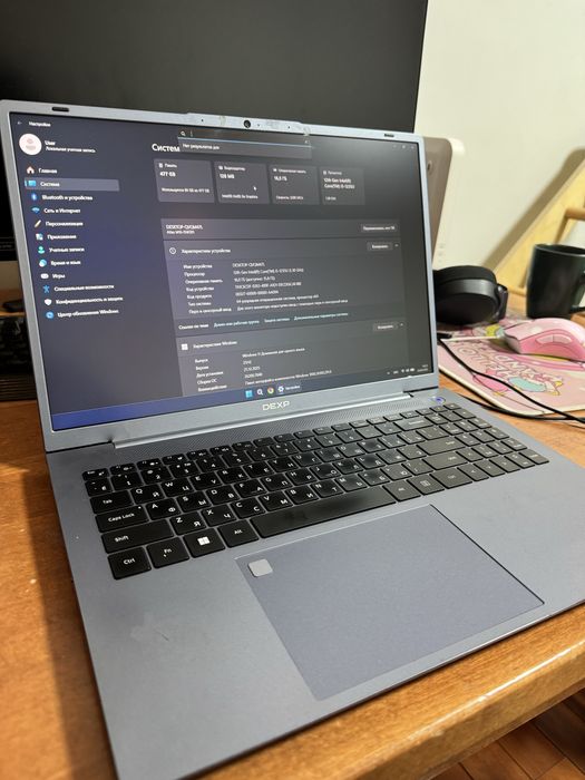 Ноутбук DEXP Core i5/16гб ОЗУ