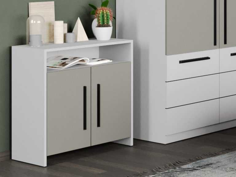 Set Mobila Dormitor Casmir / Alb Soares C26