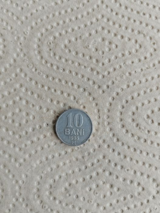 Монета Молдовы — 10 баней 1995 года (Алюминий).