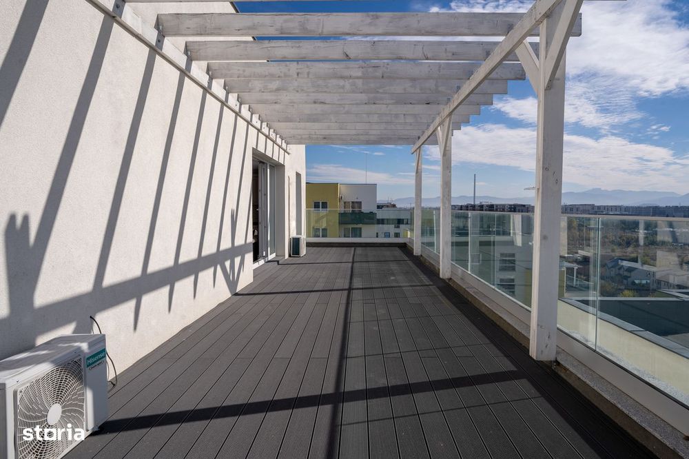 Penthouse 3 camere de închiriat | Tractorul, Brașov