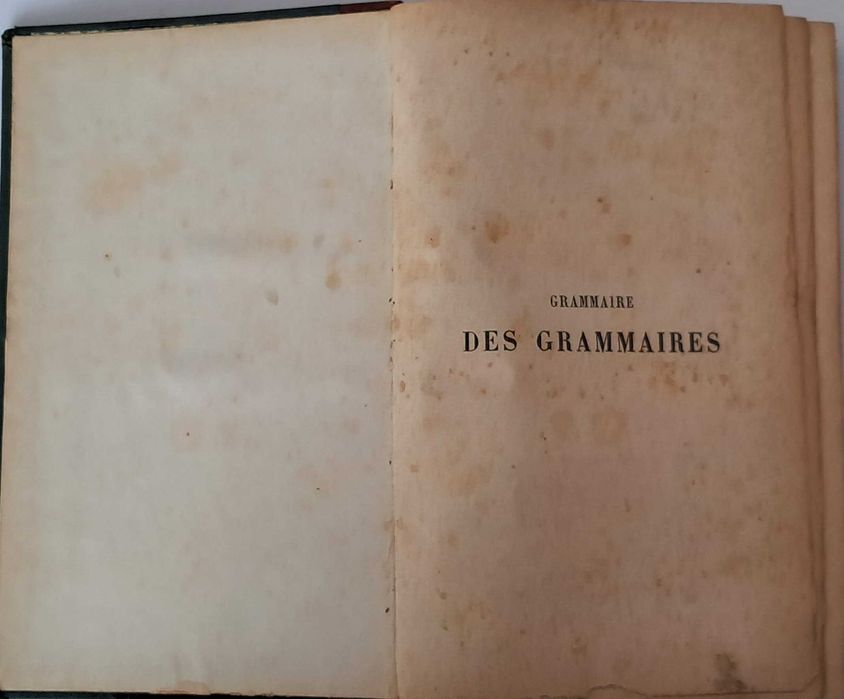 Grammaire des Grammaires ou analyse raisonnée des Meilleurs Traités sur la Langue Française