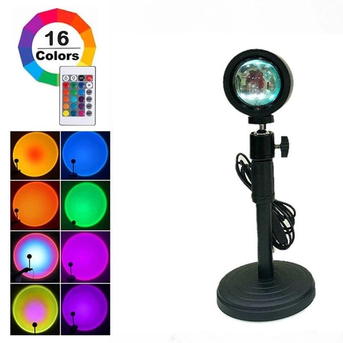 Lampa sunset rgb