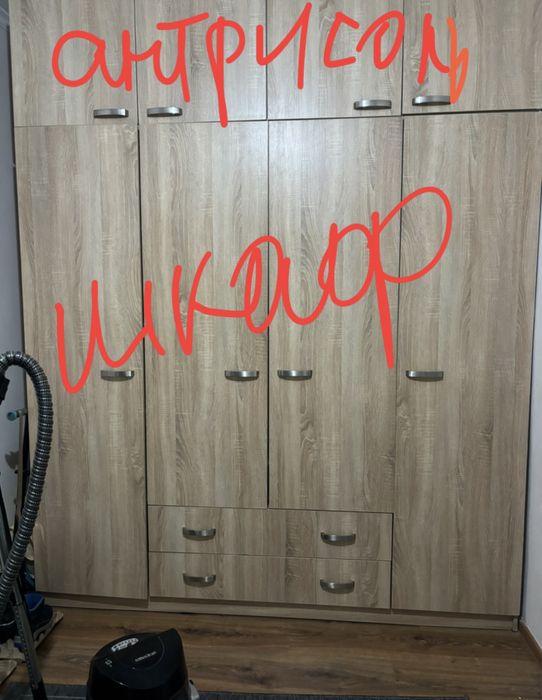 Шкаф , с антрисолью