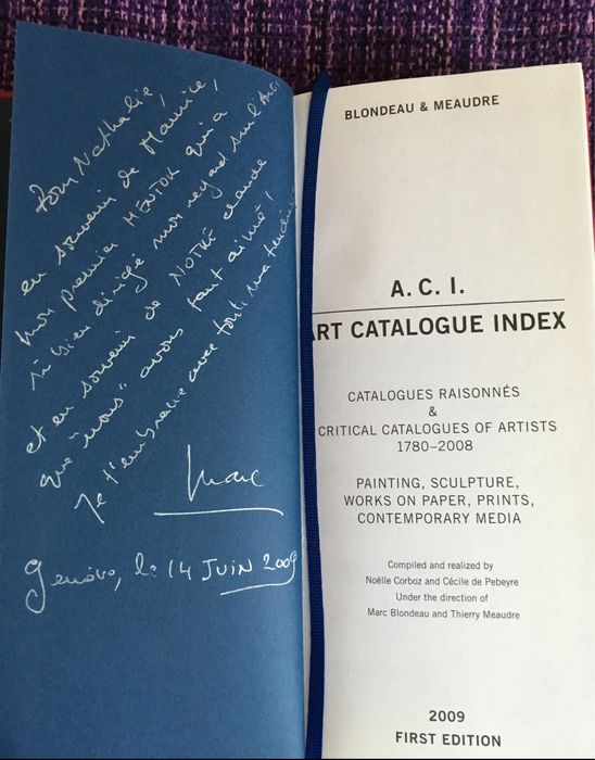 Art каталог за изкуство 1780-2008г френски език