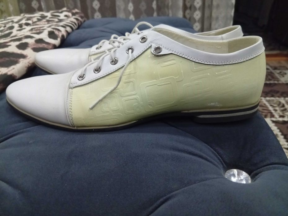 Белый Мужской туфли