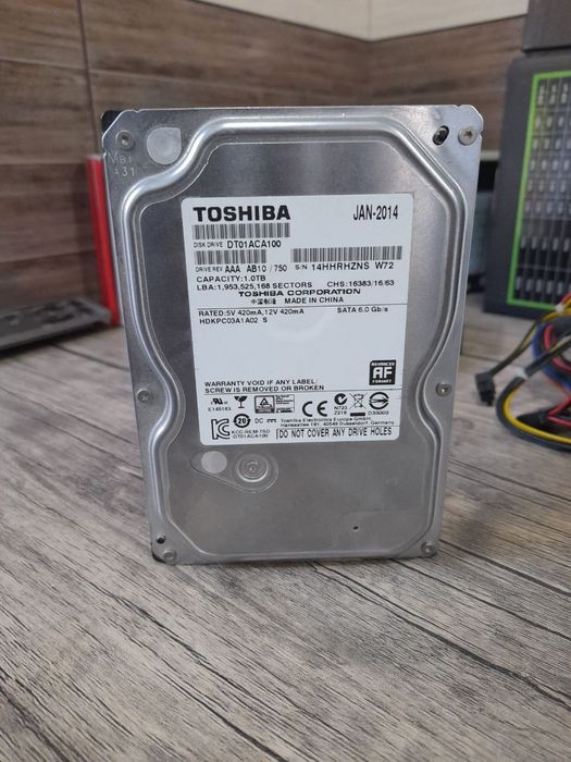 Продам HDD Toshiba 1 TB. 3.5