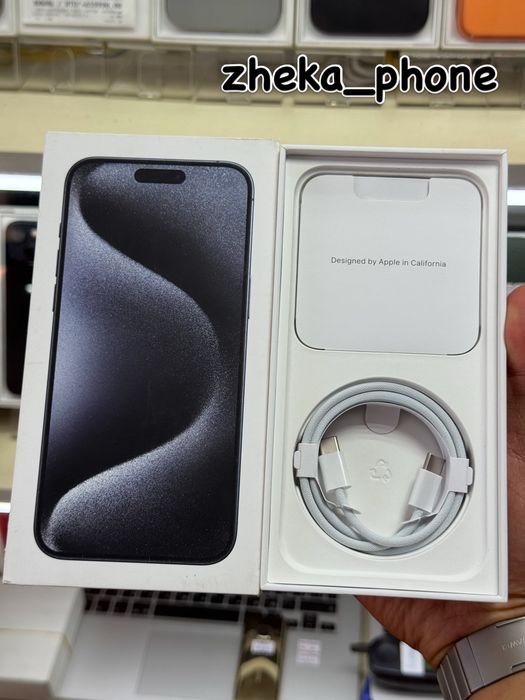  iPhone 15pro max 5G 512gb 3J/A blue titanium в идеальном сост.
