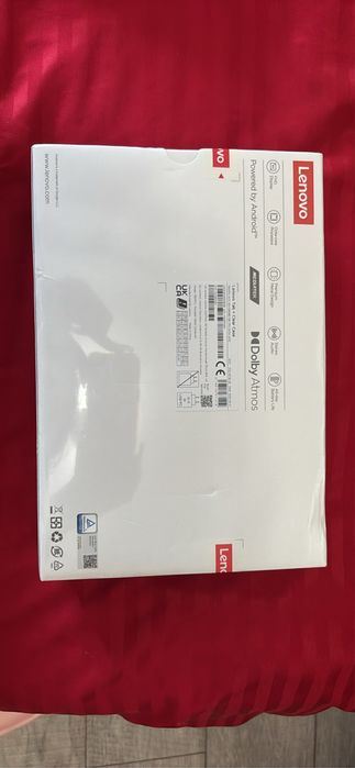 Lenovo tab +clear case 4G+128GBE ,polar blue
