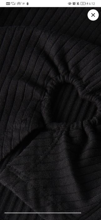 Bluzita neagra, Reserved cu decupaj inima, 6-7 ani
