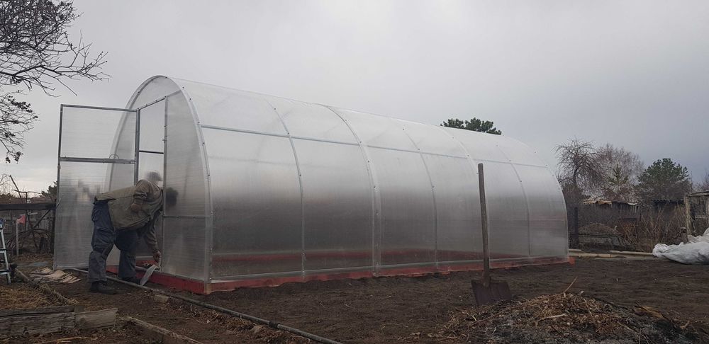 Теплица, поликарбонат, Рудный