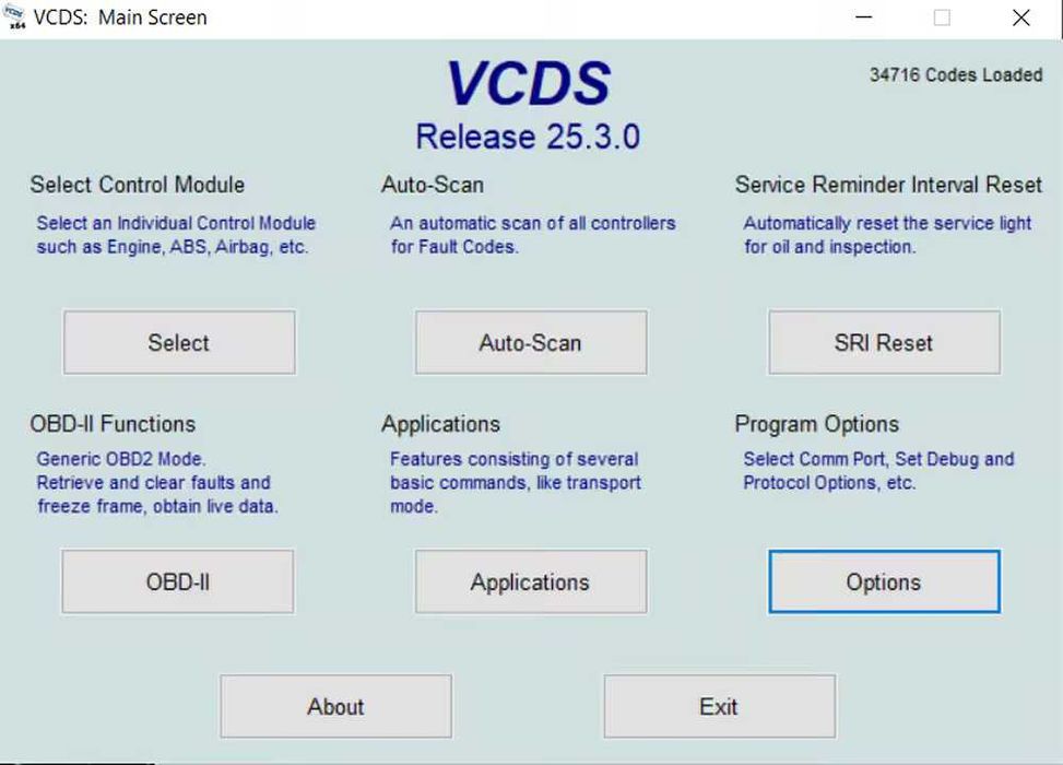 Гаранция! VCDS VAG-COM 25.3 HEX-V2 Автодиагностика за VW/AUDI/Skoda