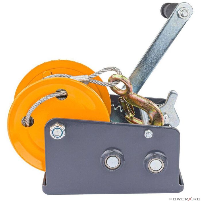 Troliu manual 1133 Kg, cu cablu 10m, Powermat