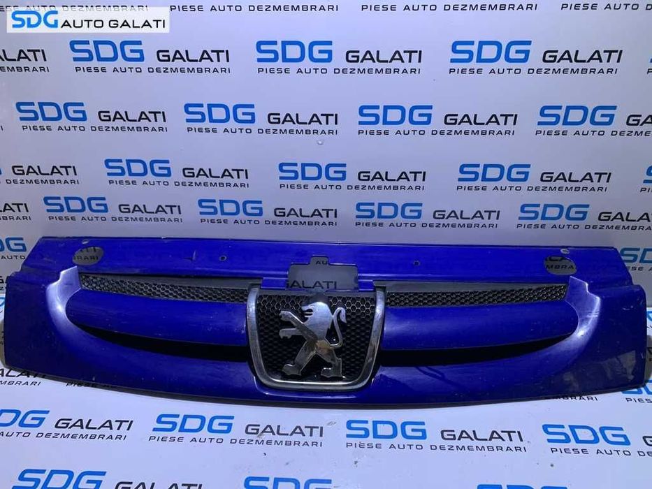 Grila cu Emblema Radiator Bara Spoiler Fata Peugeot Partner 2002 - 2008 Cod 9644758777 [V0123]