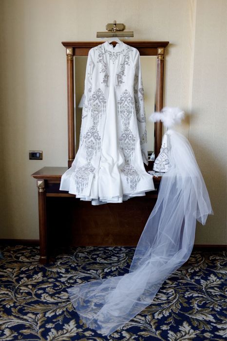 Свадебное казахское платье