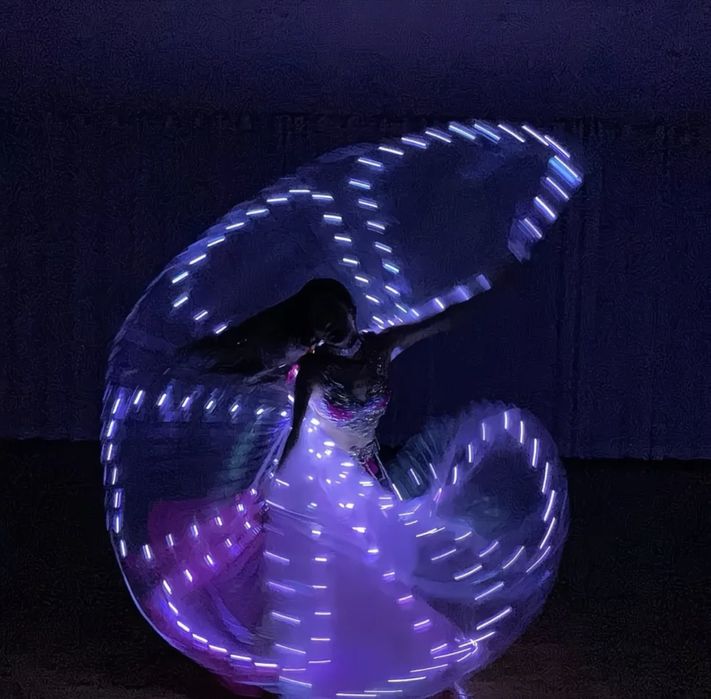 Светящиеся крылья LED