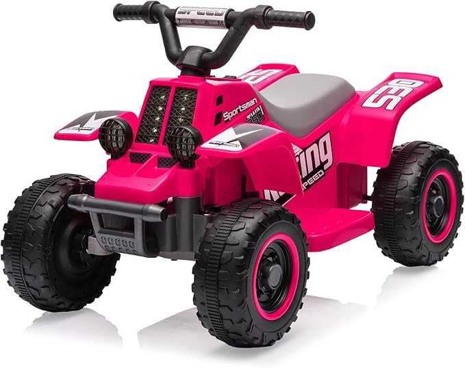 ATV electric pentru copii Kinderauto CUBA 35W 6V, telecomanda Rose