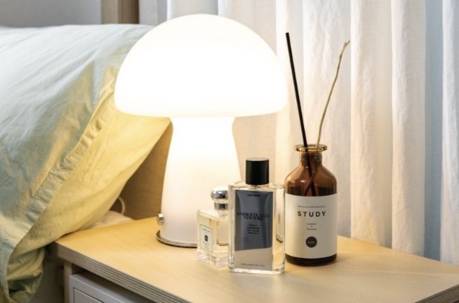 Лампа гриб настольная