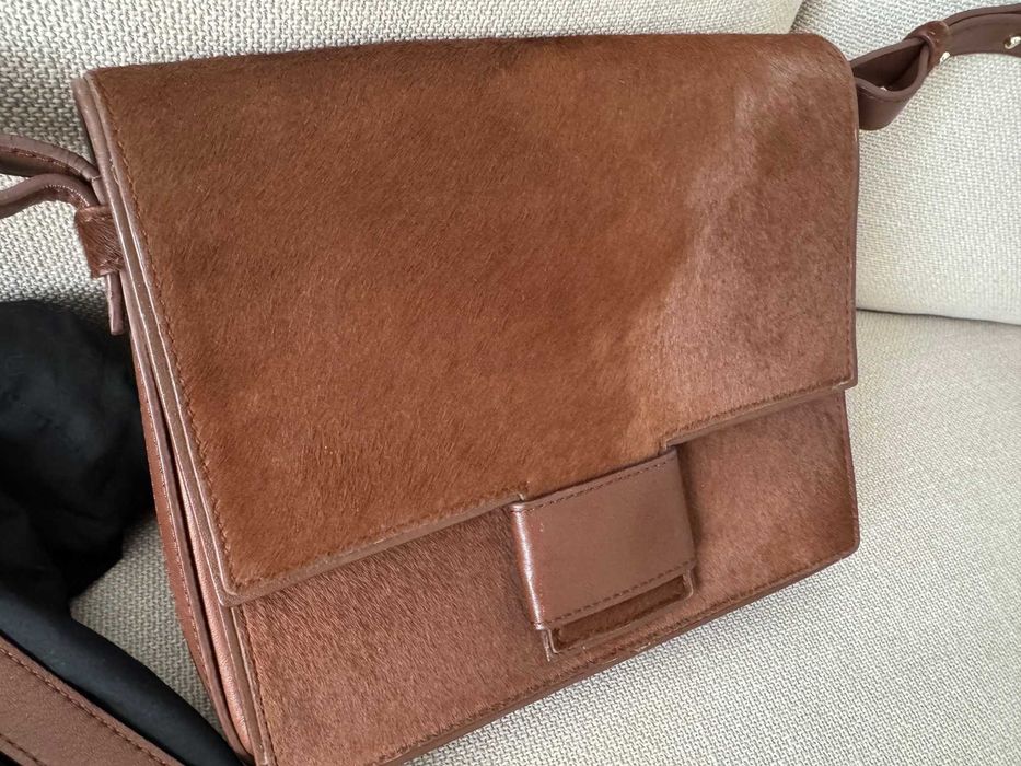 Винтидж кожена чанта Massimo Dutti 150лв