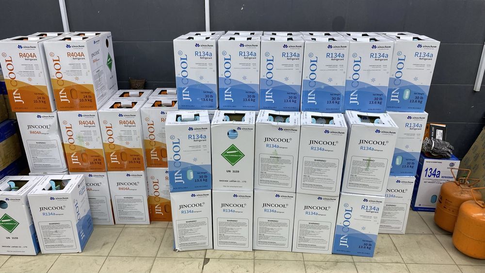 Фреон R404A, R507A, R134A, R410А