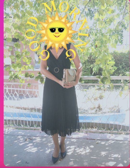 Женские платье черные