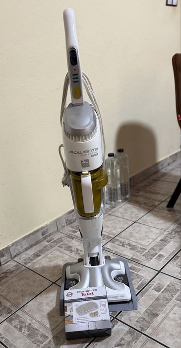 Aspirator vertical cu abur ROWENTA Clean&Steam RY7597WH, 0.7l, 1700W, alb
