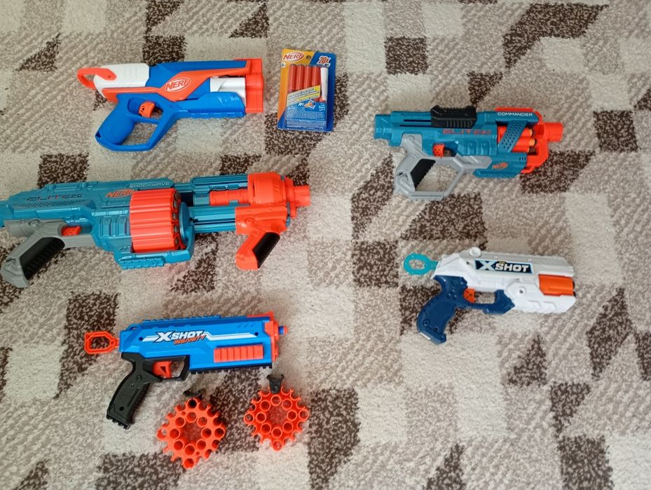 Vând arme nerf /Xshot