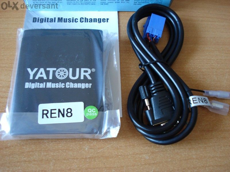 Yatour Renault/vdo 8-пинова синя букса (98-2011)