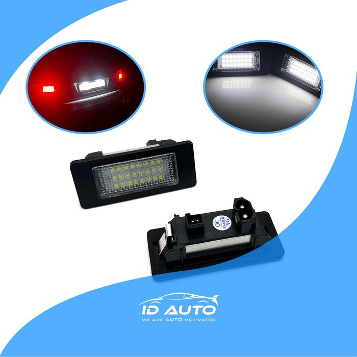 LED плафони за BMW E60 E90 E46 Е70 E91, заден регистрационен номер бмв