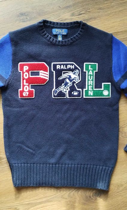 Оригинален пуловер RALPH LAUREN, размер 140-152, 9-11 години, като нов
