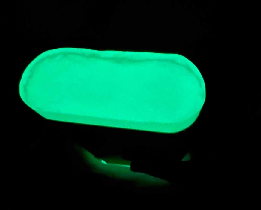 Clutch Edie Parker Lara Acrilic Fosfor Verde Ice Ends Glow in Dark