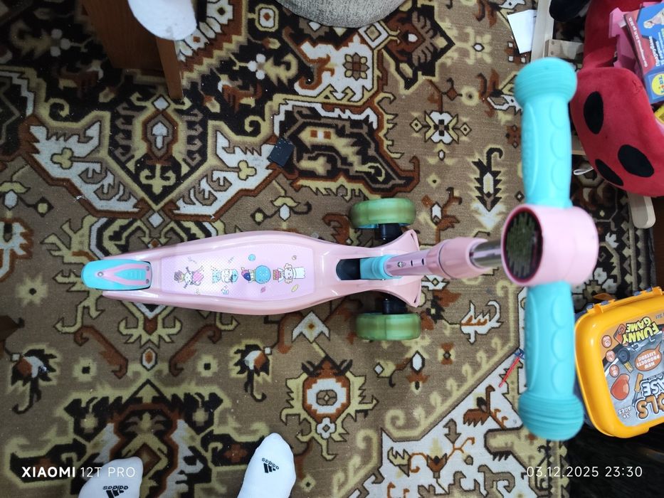 Детска сгъваема тротинетка Zizito Tera с музика и светлини