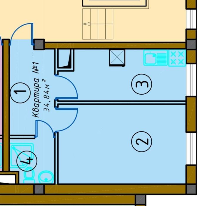 Продаётся квартира Ташиндекс Сергели