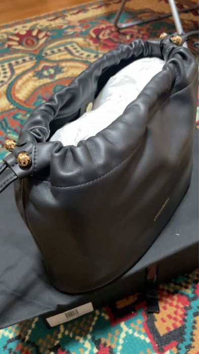Geantă Strathberry Midi Soft Nappa – Black OS