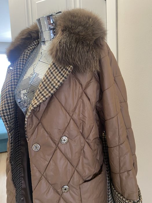 Пуховик стеганный
