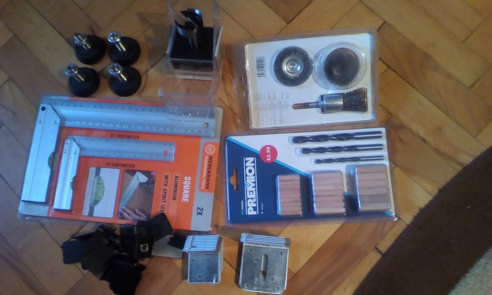 Set scule si mat. pt.timplarie (freza,burghie,coltare etc.