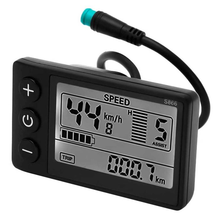 Ecran LCD  pentru biciclete electrice, 24V, 36V, 48V, panou de control
