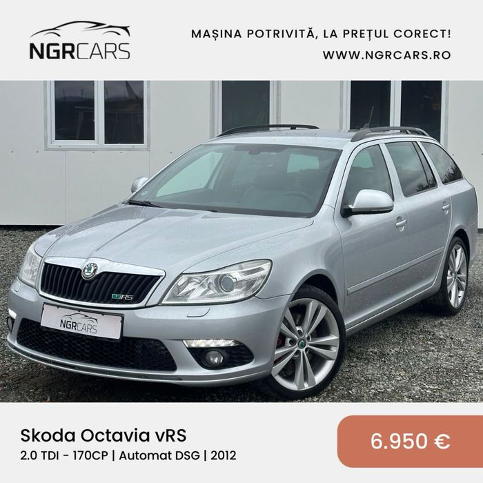 Skoda Octavia vRS 2.0 TDI 2012 DSG 170CP | RATE / TRANSPORT / NUMERE