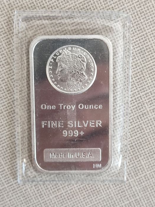 Сребърни кюлчета от 1 тройунция 999 чисто сребро