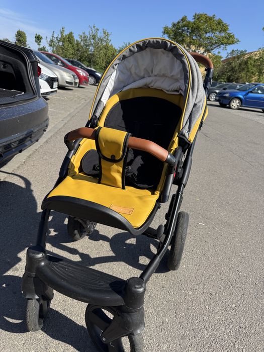 Carucior Krausman Nexxo galben 3 in 1