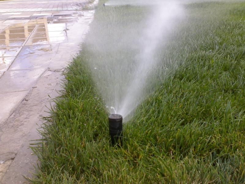 Автополив, запуск системы полива.