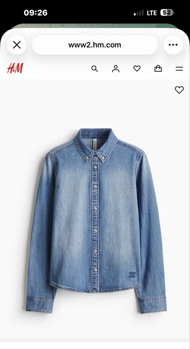 HM рубашка кардиган