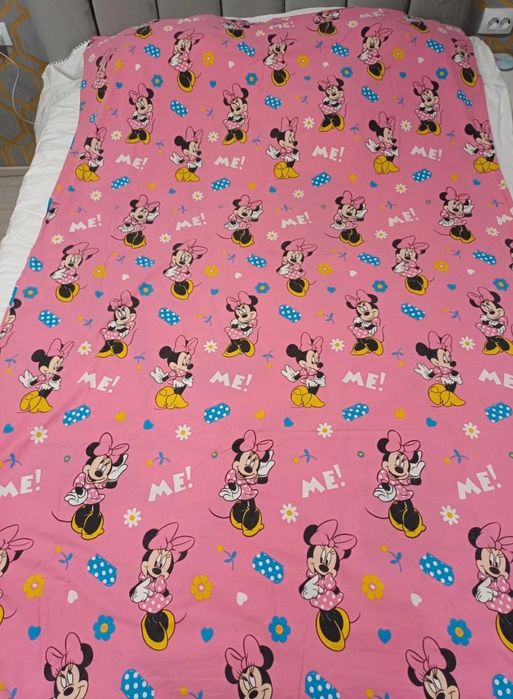 Lenjerie pat copii Minnie