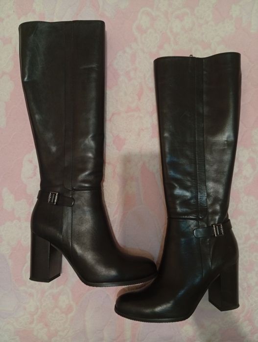 BATA сапоги кожаные