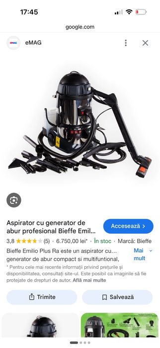 Aspirator injectie extractie abur ! Bieffe emilio