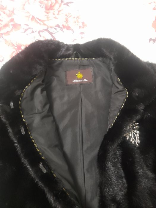 Норкавая шуба чёрныйбрилиант